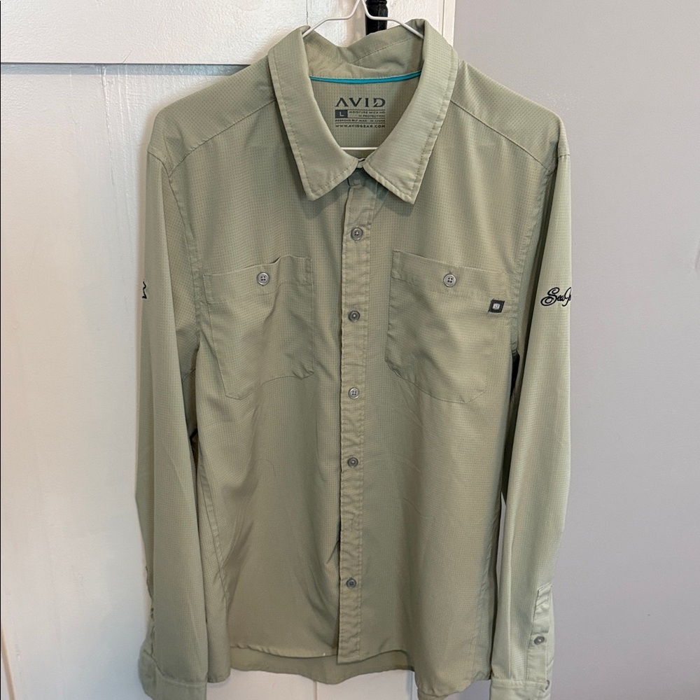 Avid Men’s Lightweight Shirt Jacket - Sage Green